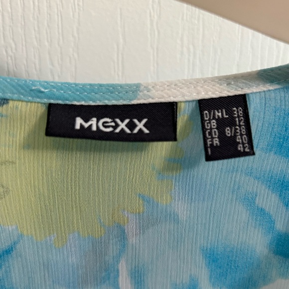 MEXX Chiffon Beach Cover Blouse - Picture 2 of 4